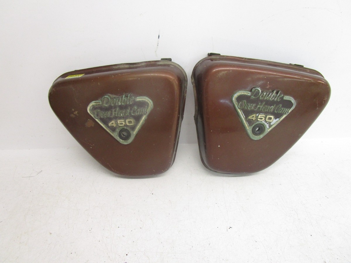 1972 72 Honda CB 450 Left Right Side Covers 17231-294-020EE | eBay