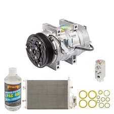 For Volvo S60 & S80 2001-2004 OEM AC Compressor w/ Condenser Drier GAP