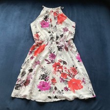 Loft Floral Halter Fit & Flare Summer Dress