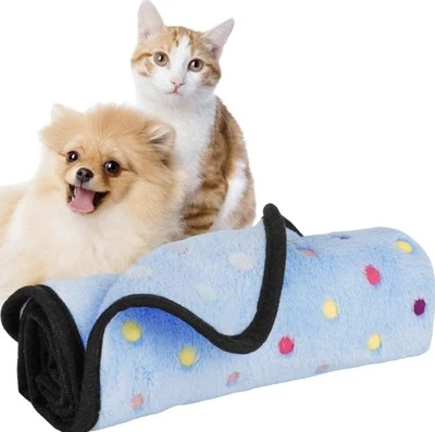 Tofern Pet Dog Blanket Washable Fluffy Fleece Blanket Soft size 103cm×75cm