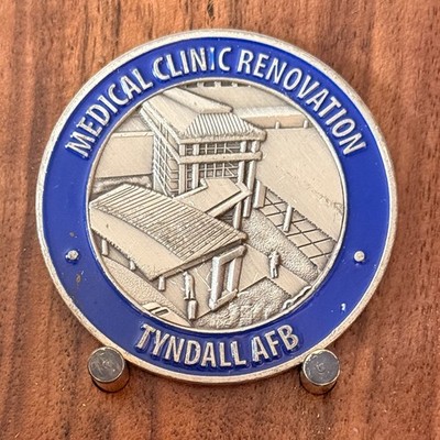 Tyndall AFB Medical Clinic USACE Health Facilities Division Challenge Coin  1#47