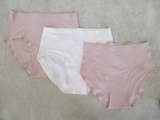 NEW CHANTELLE Soft Stretch Hipster Panties 3 Pairs UltraNude  Nude Blush