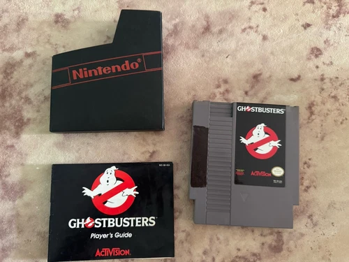 GHOSTBUSTERS Nintendo NES Game with Instruction Manual