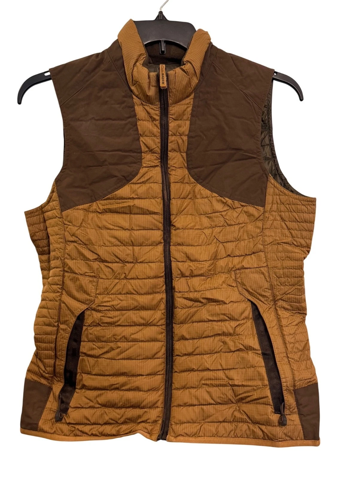 Eddie Bauerpuffer vest M Mens Goose Down Quilted Puffer New