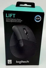 Logitech Lift Vertical Ergonomic Mouse Graphite Lift