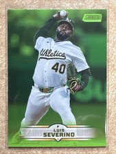 2025 Topps Stadium Club Luis Severino Light Green Parallel #49 Athletics