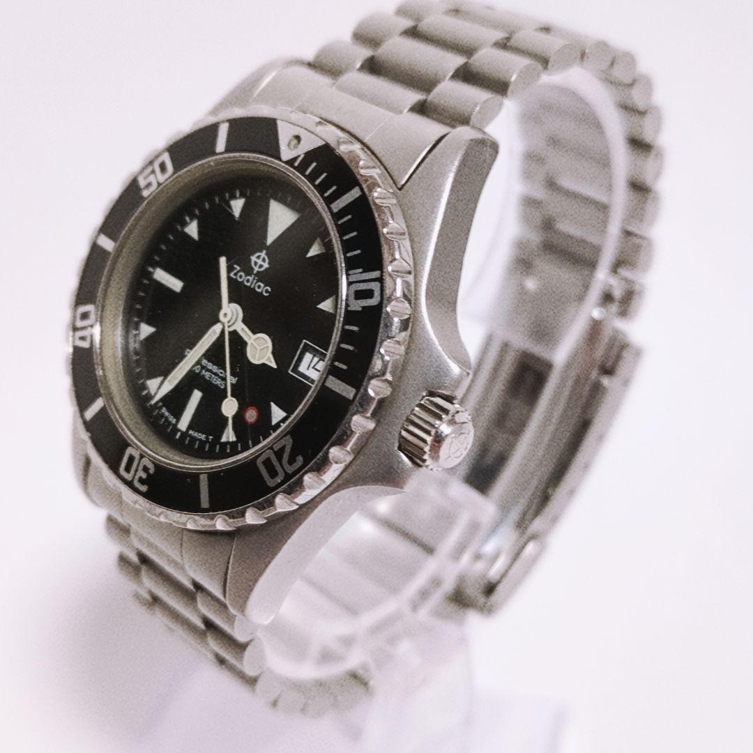 Reloj de Buceo Zodiac Profesional 200m Automático Ref 213.21.05 Acero Inoxidable