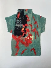 90s grunge style top size s fish y2k harajuku emo alt punk indie retro fairy