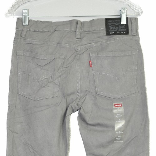 Levis 510 Mens Gray Denim Jeans Cotton Solid 5 Pockets Button & Zip Size 29x29 - Picture 5 of 5
