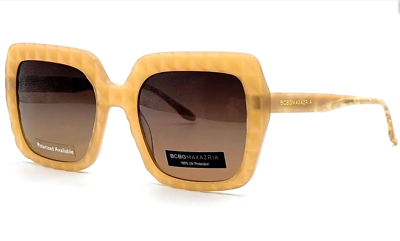 BCBG MAXAZRIA MAJESTIC VANILLA BROWN AUTHENTIC SUNGLASSES 52  display picture 3