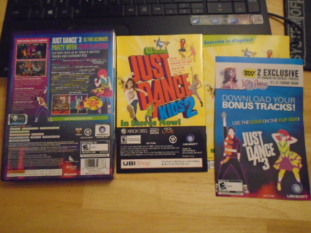 RARE OOP BEST BUY Just Dance 3 XBOX 360 Kinect video game