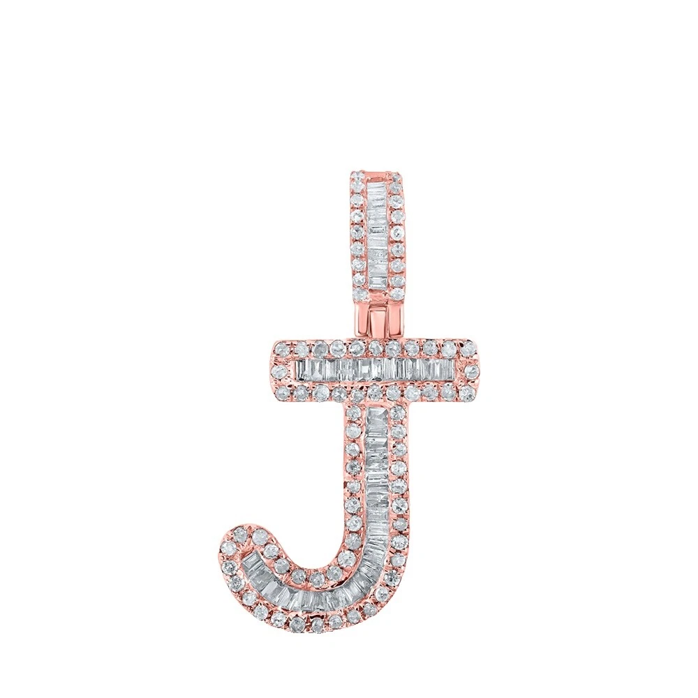 Diamond Rose Gold 10k Necklaces & Pendants for Men