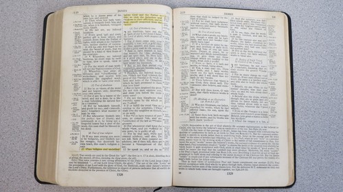 New Scofield Reference Bible - KJV - Oxford 1967 - Genuine Cowhide Leather - Bild 17 von 20