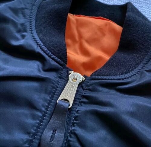 Alpha Industries X Atlantic Records Bomber Ma1 Jacket M Very Rare Staff Gift - Picture 3 of 4