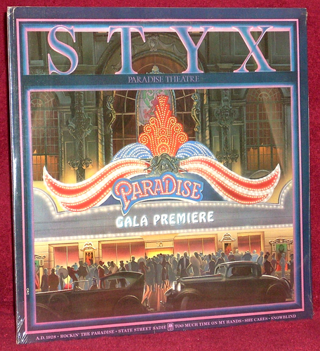 LP SEALED STYX PARADISE THEATER 1980 A&M ORIG CLUB PRESSING NOT CUTOUT ART ROCK