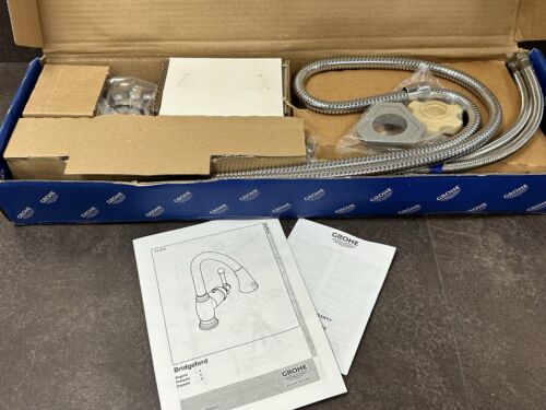 Grohe 33870 000 Bridgeford Single-Handle Pull-Down Kitchen Faucet in Chrome