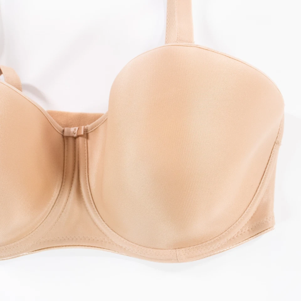 Sujetador Fantasie Talla 30G Con Aros Alisado Sin Tirantes Moldeado Beige 4530 Usado en Excelente Condición Foto 4 de 4