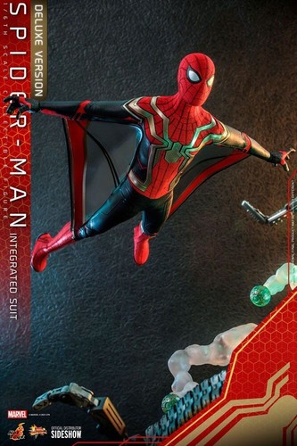 Action Figure Spider-Man No Way Home Movie Masterpiece Deluxe 1/6 - Foto 7 di 24