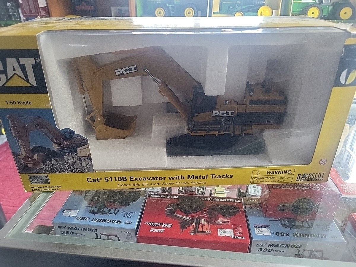 CAT 5110B Excavator with Metal Track Norscot Collectible Diecast