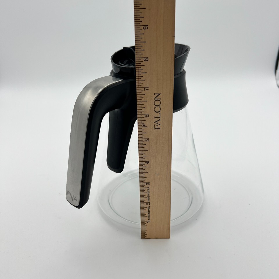 Ninja Coffee Bar CF080 CF081 CF082 Replacement Glass Carafe Black