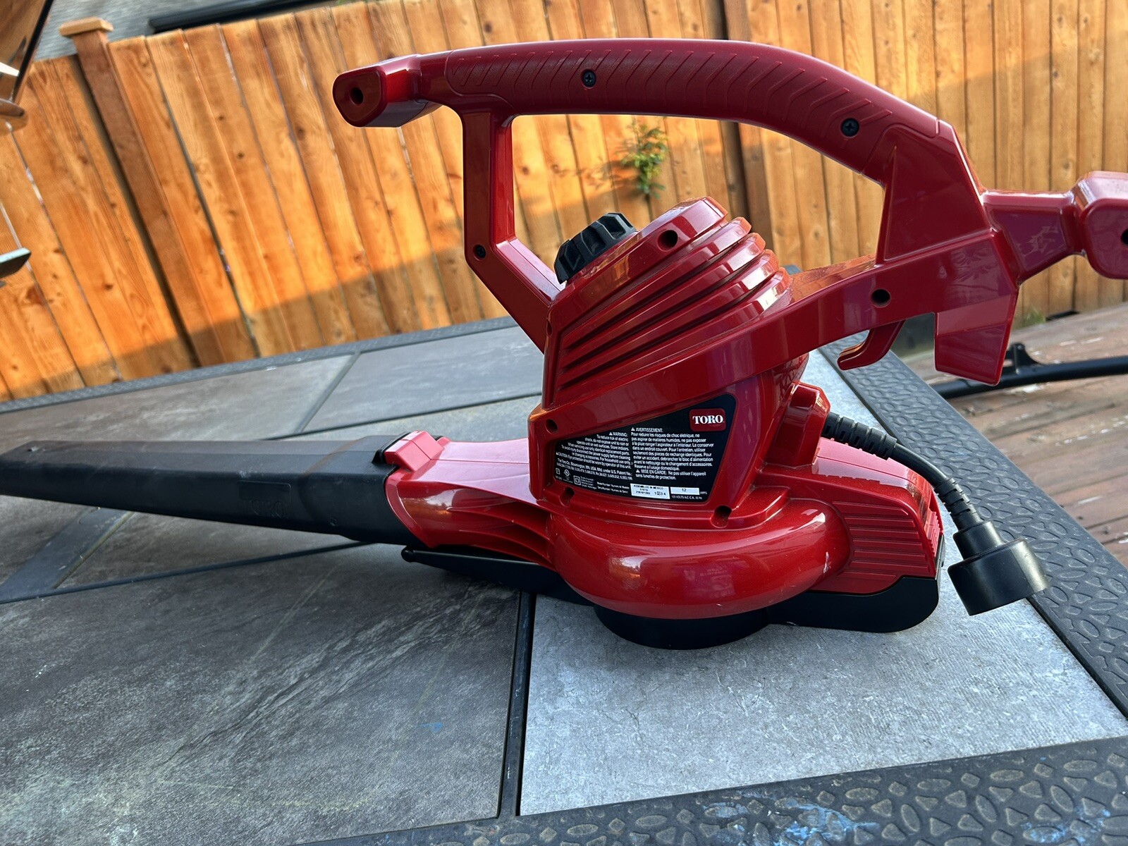 Toro Rake & Vac Electric Leaf Blower Vac 190 MPH 330 CFM 10.5 Amp Model