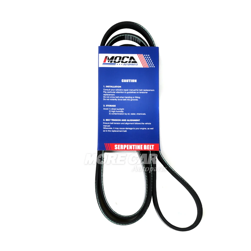 Cinturón serpentino EPDM 6PK1740 para Volvo V70 S70 BMW 318i Ford Contour Oldsmobile Foto 3 de 4