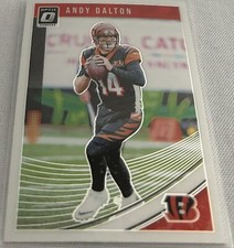 2018 Donruss Optic Football Andy Dalton Cincinnati Bengals base card #21