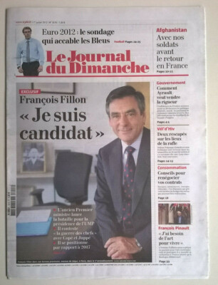 LE JOURNAL DU DIMANCHE N°3416 vom 01/07/2012 - Französische Bilanz zur Fußball-EURO