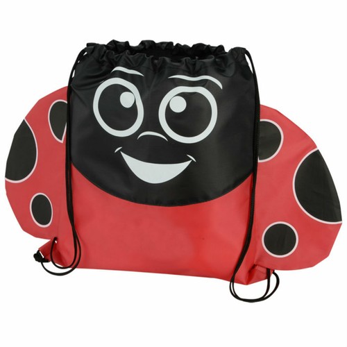 3D Tier Kordelzug Cinch Rucksack Tasche Beuteltasche Sportpack - Polyester 13,5" x 15"  - Bild 36 von 41