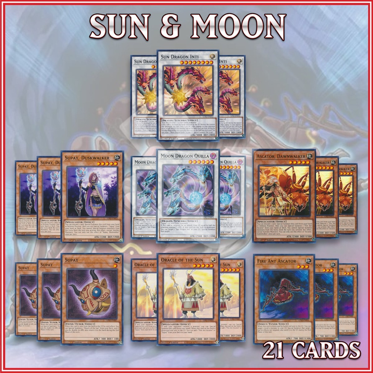 SUN & MOON DECK 21 | Ascator Dawnwalker Fire Ant Supay
