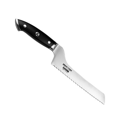 Ergo Chef Pro Series 2.0 8'' Off-Set Bread Knife Pakkawood Handle Factory Second