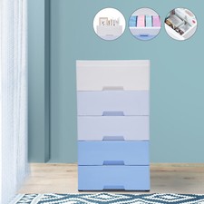 Chest Dresser Storage Tower Organizer 5 Drawers Bedroom Hallway Entryway Closets