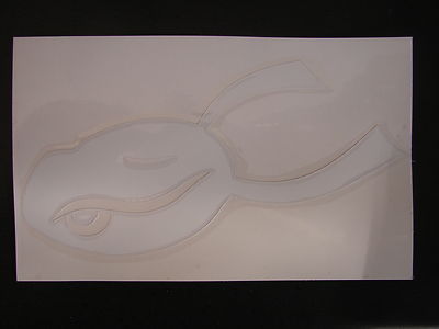 Spro Fishing Lure Decal 3'' x 6'' White Frog Bronzeye