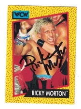Ricky Morton Signed Autographed 1991 Impel WCW Card 