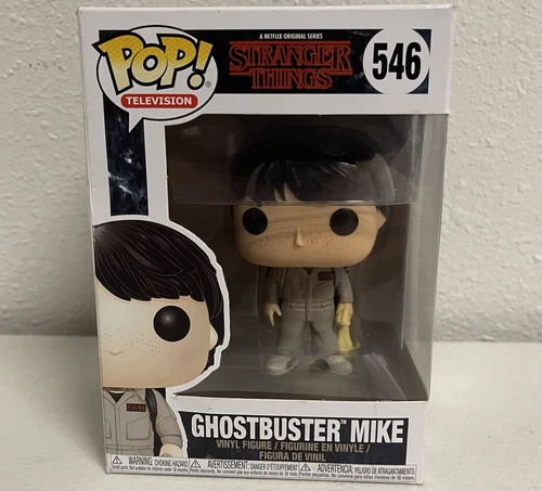 Funko Pop! Television Stranger Things Ghostbusters Mike #546 Vaulted/Retired