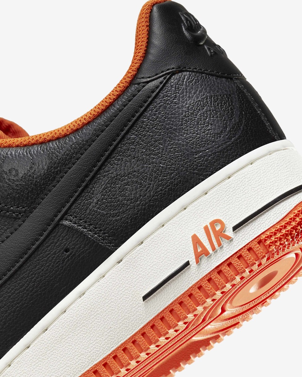 NIKE AIR FORCE 1 '07 PRM HALLOWEEN BLACK STARFISH SAIL DC8891-001