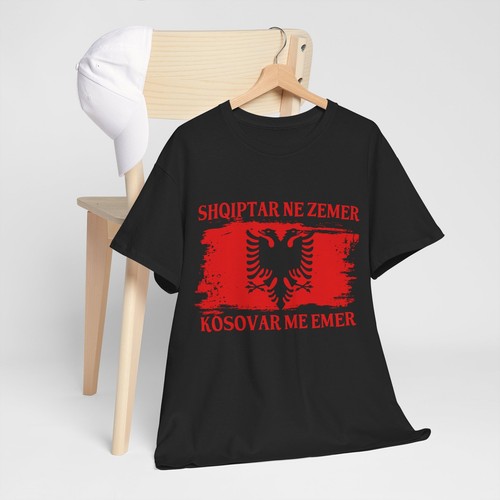 Albania Shirt Kosovo Albanian Flag Albanian Eagle Shqiptar Gift Albania T-Shirt - Picture 5 of 7