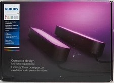 Used -philips Hue-play Light Bar Base Double Kit White Color Ambience-black Used -philips Hue-play Light Bar Base Double Kit White Color Ambience-black
