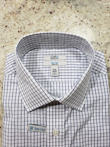 Croft & Barrow Men's Classic-Fit Dress Shirt Szs: 16 & 15.5 34/35 Diff Colors. - 第 17/23 張圖片