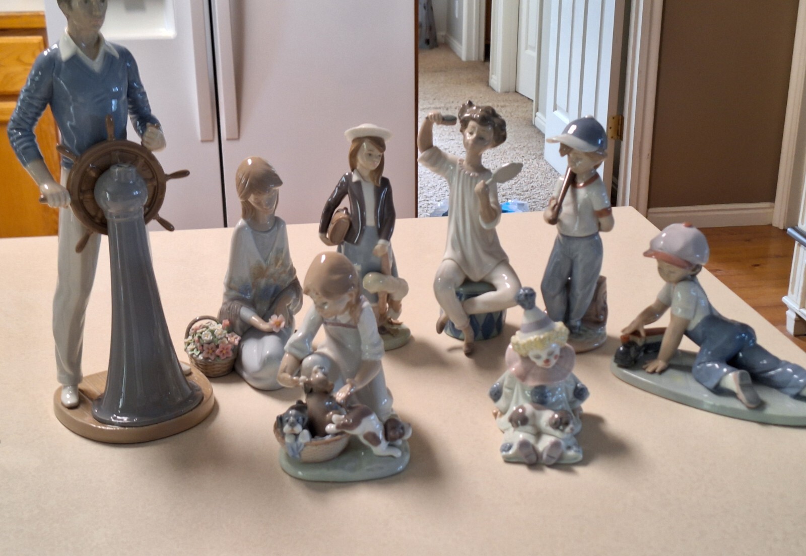 8 piece lot Lladro porcelain figurines eBay