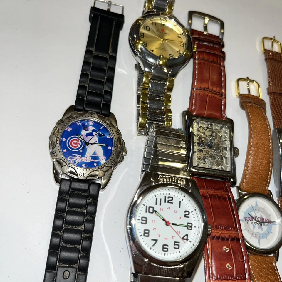 10 件石英手表男式女式 Collezio Acuet McGregor Luis Cardini 全部跑步 — 第 2/4 张图片