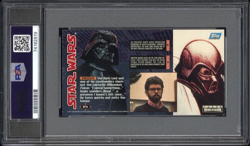 1995 STAR WARS Widevision DAVE PROWSE Signed DARTH VADER Death Star PSA/DNA - Picture 2 of 2