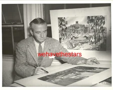 Vintage William Cameron Menzies GONE WITH WIND Set Designs MGM Backlot Portrait