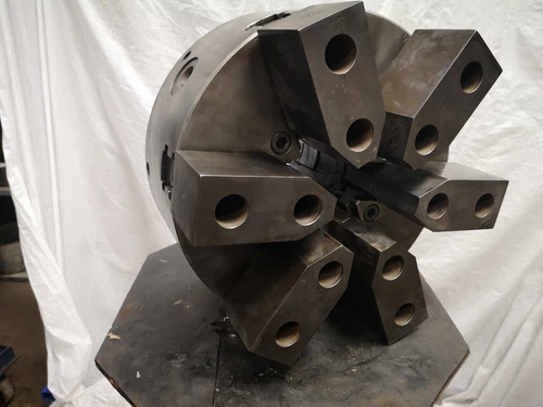 Buck 15" 6 jaw steel body A8 mount w/L2 Adapter 2pc jaws 4" bore 2157A8 280A