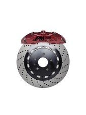 Jpm Forged Rs Big Brake 6pot Caliper Anodized Red 14 Drill Disc For A4 B8 Jpm Forged Rs Big Brake 6pot Caliper Anodized Red 14 Drill Disc For A4 B8