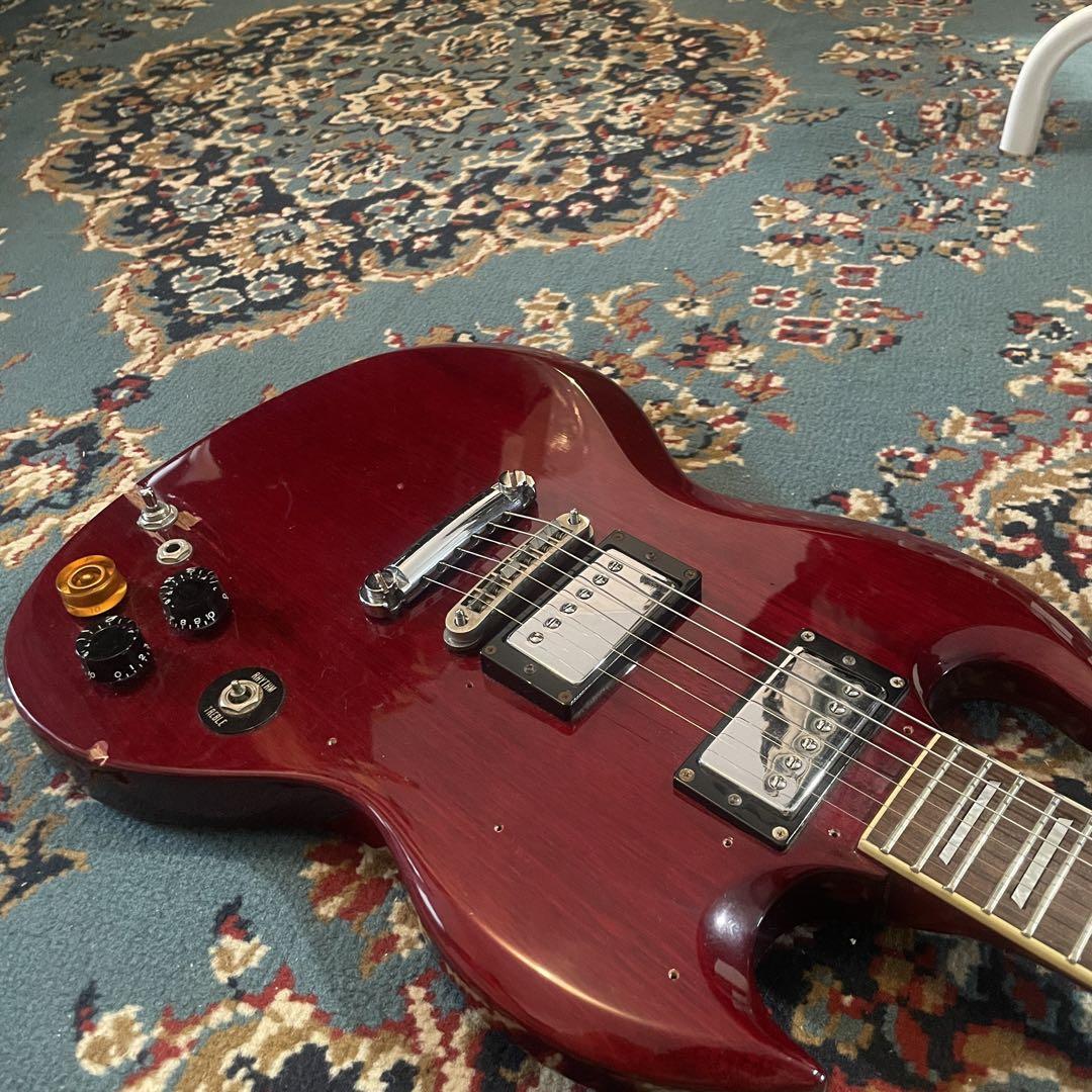 Greco Electric Guitar SG type Red Used Shipping From Japan | eBay
