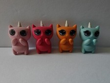 Rainbow Unicorn Cat Erasers Taken Out Of Package For Pictures