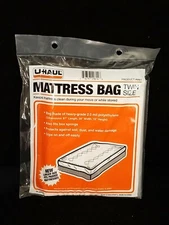 UHAUL 2 Mil Mattress Bag TWIN Size 87'' x 39'' x 10" Dust Bug Waterproof NEW