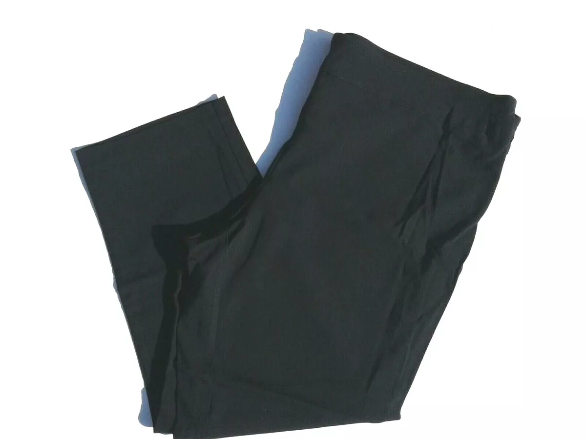 Black dress pants elastic cheap waist
