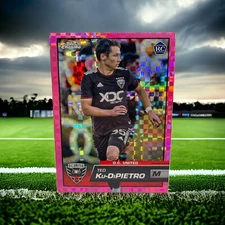 2023 TOPPS CHROME MLS TED KU-DIPIETRO PITCH PRODIGIES RC PINK X-FRACTOR #192